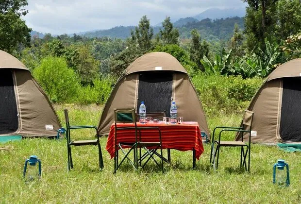 Camping in Serengeti