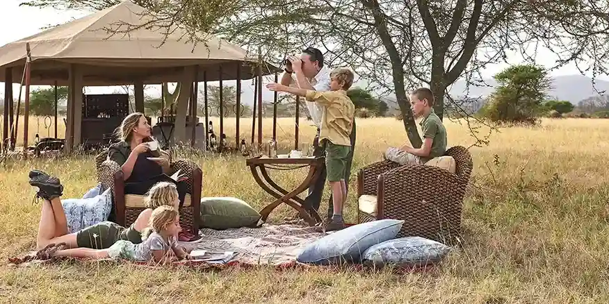 Family-friendly safari in January