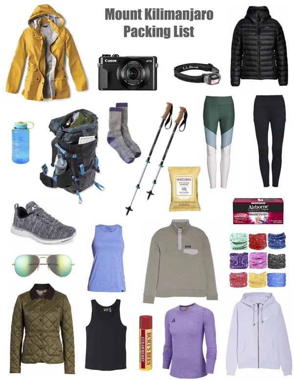 Kilimanjaro Gear & Packing List