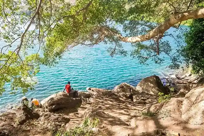 Birdwatching at Lake Chala