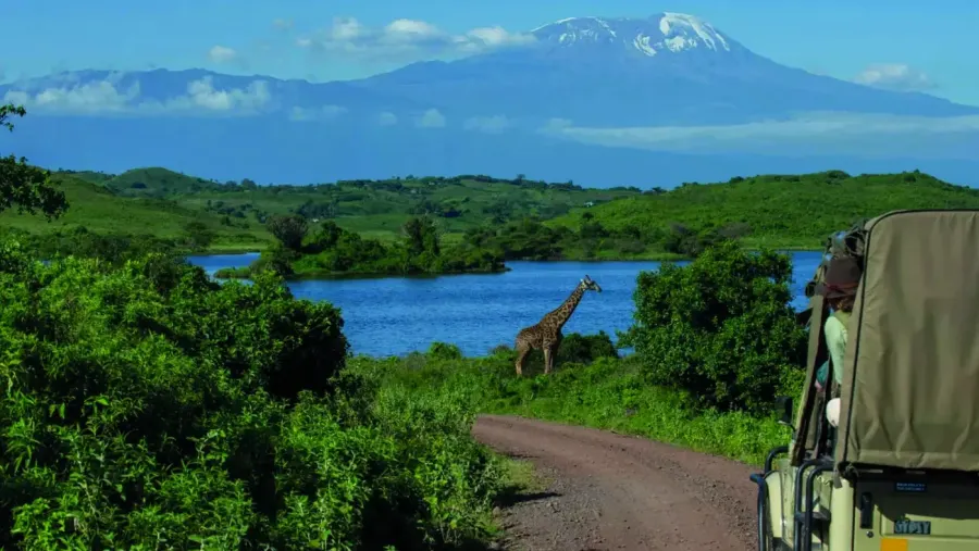 Canoeing on Lake Duluti