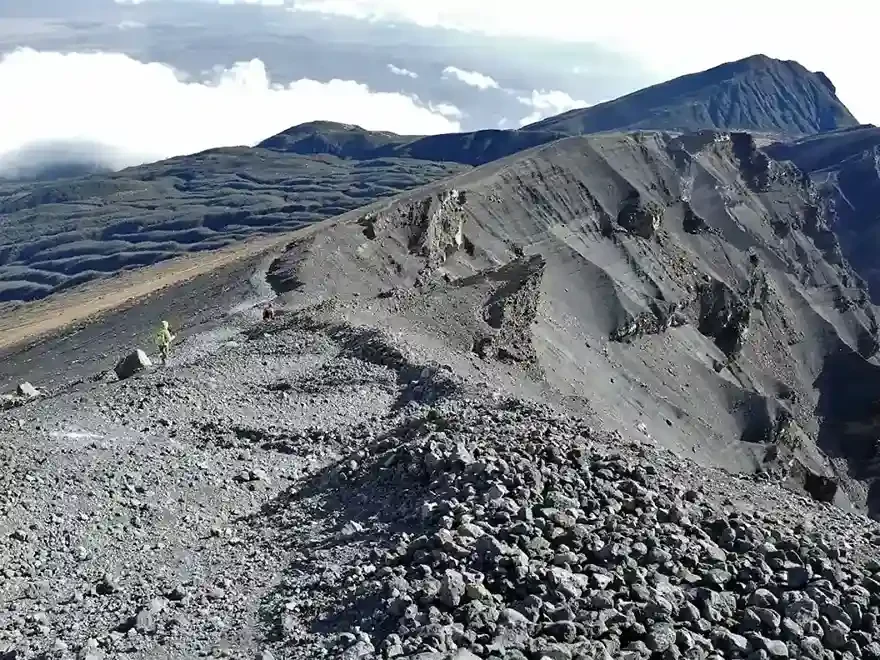 Guided Mount Meru hike in Arusha National Park