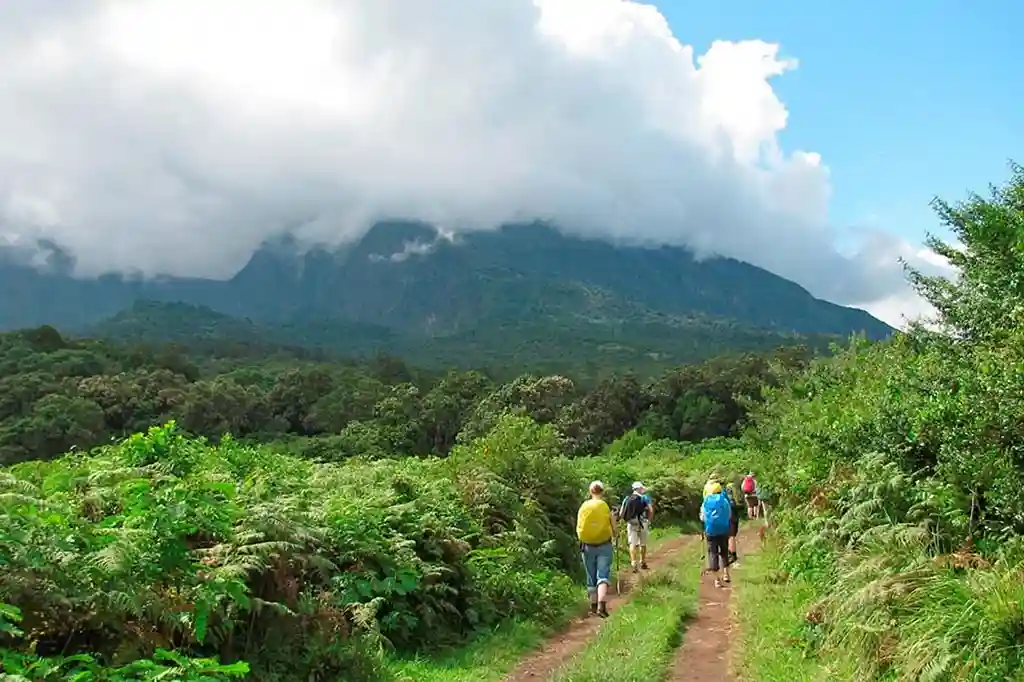 Mount Meru Viewpoint with Kilimanjaro