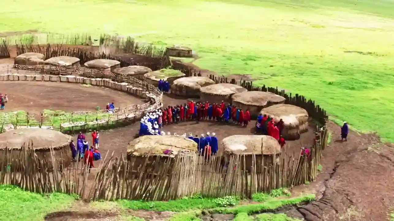 Maasai Village in Ngorongoro