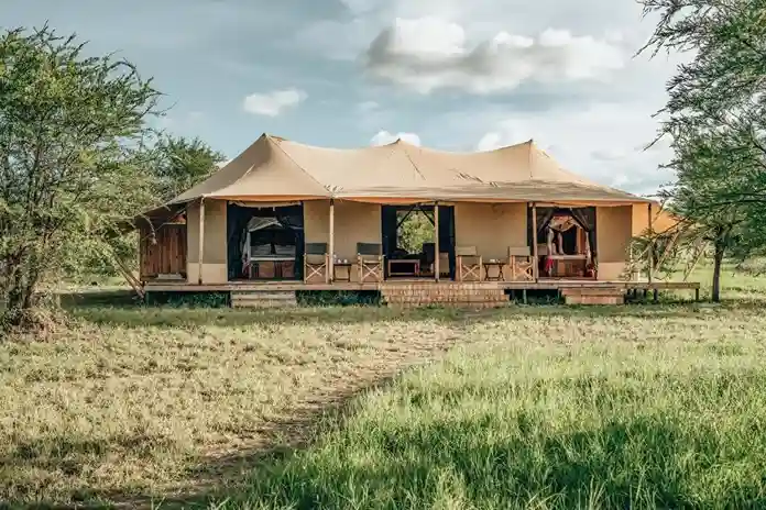 Tented camp in Serengeti